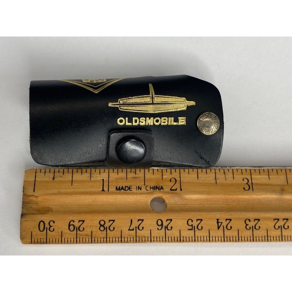 Vintage Garner Motors Amarillo, Tx. Leather Keychain Fob Oldsmobile Cadillac - Picture 6 of 6